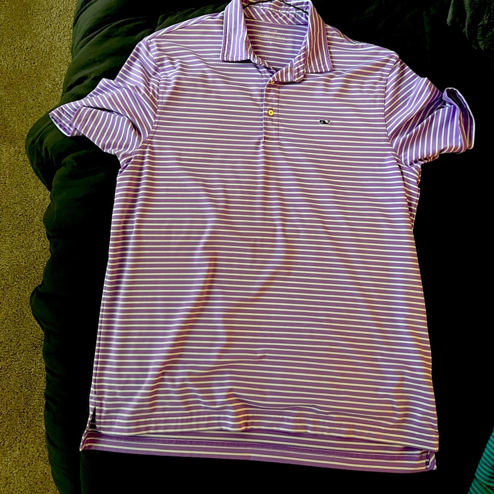 Purple Vineyard Vines Large Purple Polo
